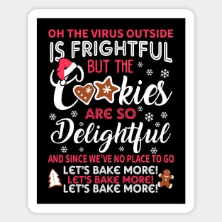 Ugly Christmas Sweater For Cooking Addicts Magnet